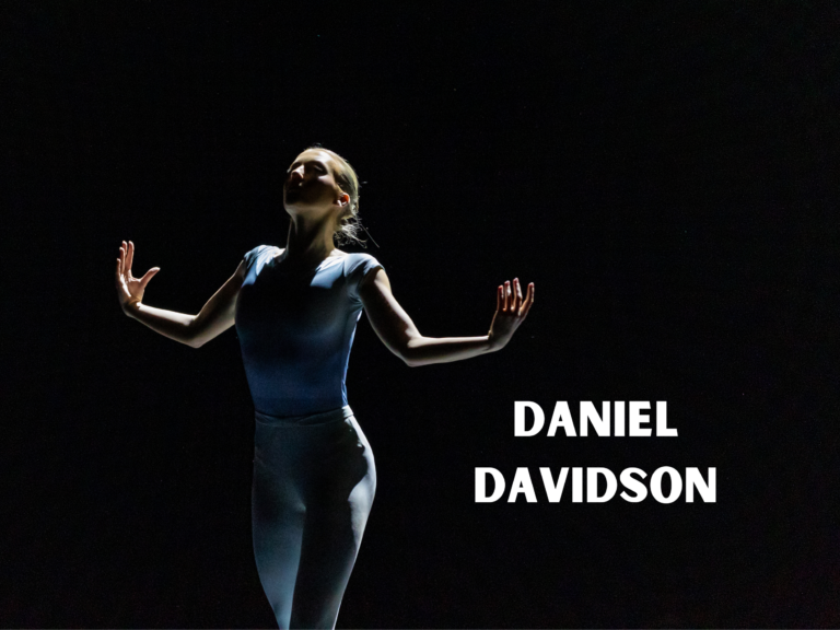 Choreographer Daniel Davidson with the Dance School of Scotland.